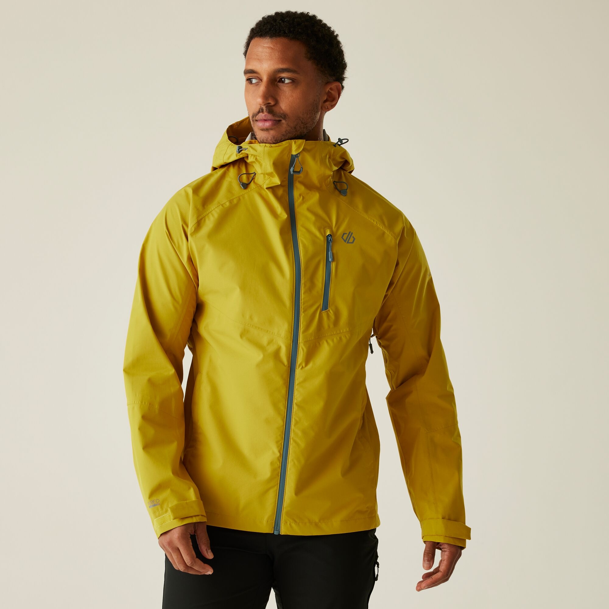 Dare 2B Men's Yellow Waterproof Breathe Out 2.5 Layer Jacket Size: Xxxl