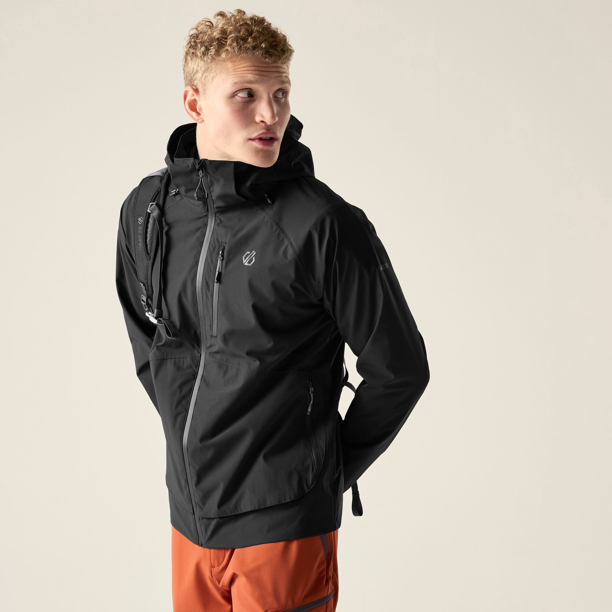 Dare 2B Men's Black Waterproof Switch Out Iii Jacket Size: L