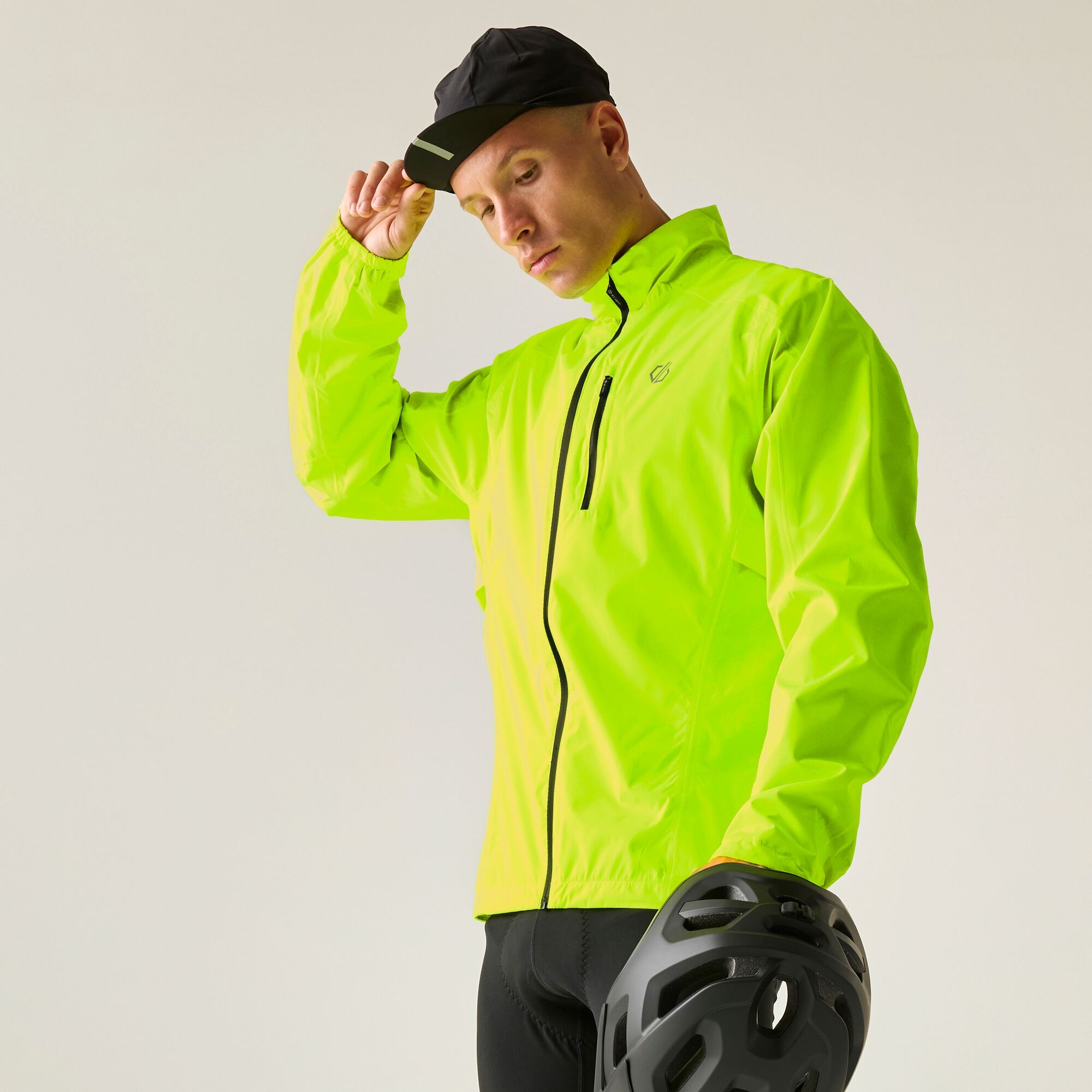 Dare 2B Men's Green Waterproof Tor Cycle Jacket Size: S