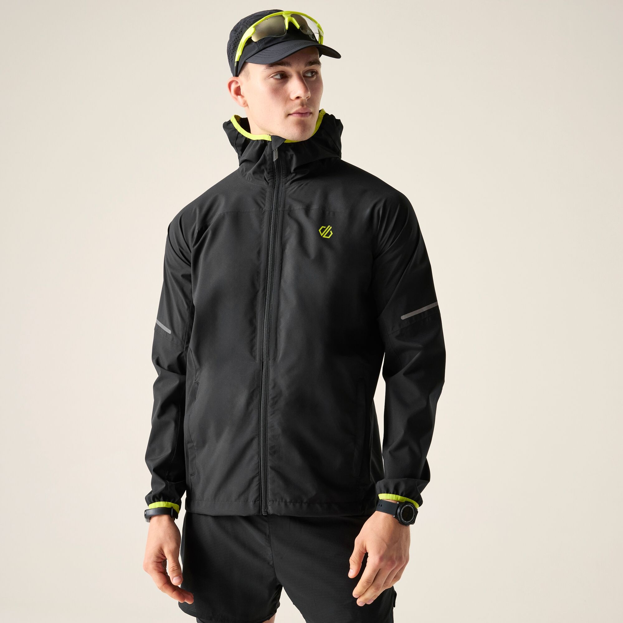 Dare 2B Men's Black Waterproof Ultra-Light Jacket Size: S
