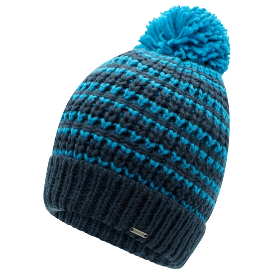 Bonnet à pompon tricoté Homme HEADSTART Bleu