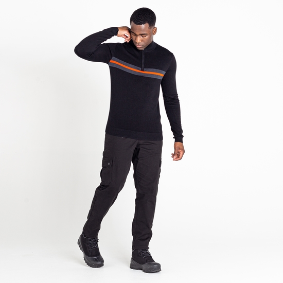 Sweat zippé décontracté Homme UNITE US Noir