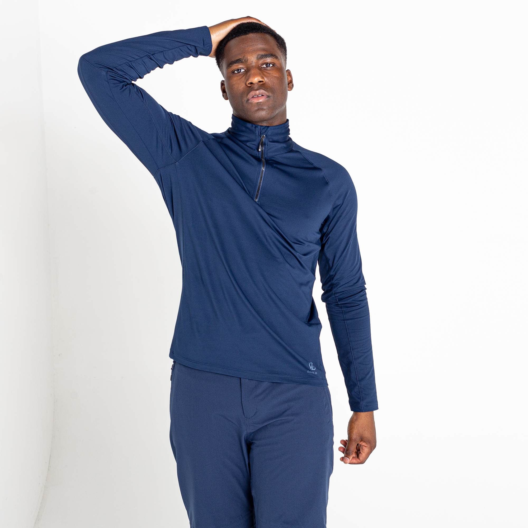 Dare 2B Unisex Blue Men's Fuser Core Stretch Midlayer Size: Xs