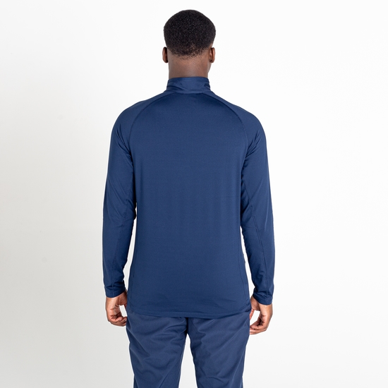 Men's Fuser Half Zip Core Stretch Midlayer Nightfall Navy