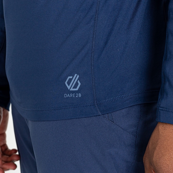 Men's Fuser Half Zip Core Stretch Midlayer Nightfall Navy