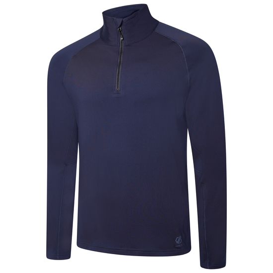 Men's Fuser Half Zip Core Stretch Midlayer Nightfall Navy