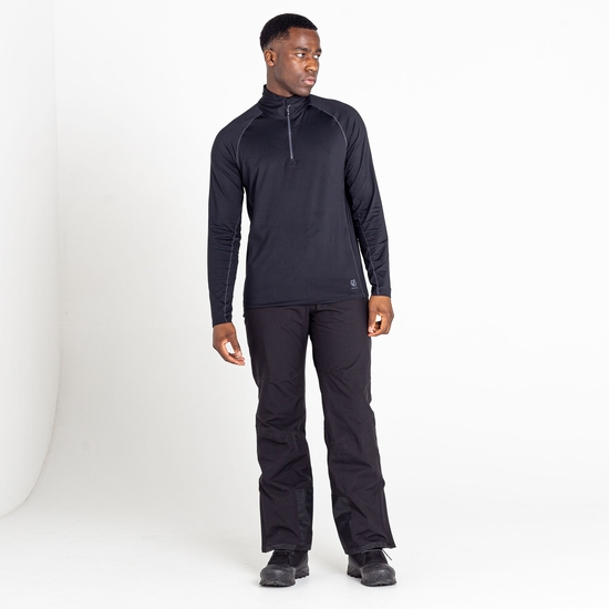 Sous-couche stretch zippée Homme Fuser Noir