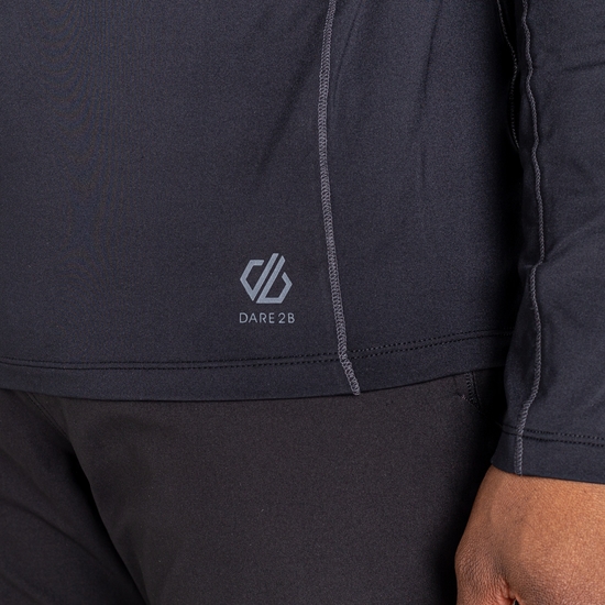 Men's Fuser Half Zip Core Stretch Midlayer Black
