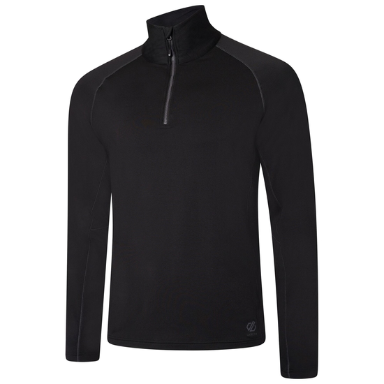 Men's Fuser Half Zip Core Stretch Midlayer Black
