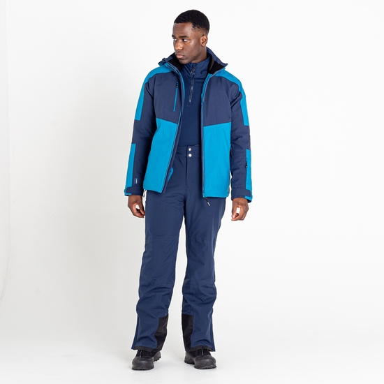 Men's Emulate Ski Jacket Dark Methyl Nighfall Navy