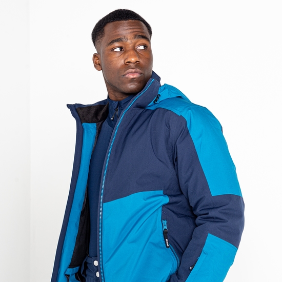 Men's Emulate Ski Jacket Dark Methyl Nighfall Navy