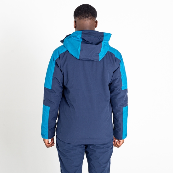 Men's Emulate Ski Jacket Dark Methyl Nighfall Navy