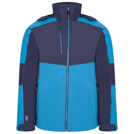 Men's Emulate Ski Jacket Dark Methyl Nighfall Navy