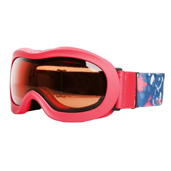 Kids' Velose II Ski Goggles Pink Floral Print