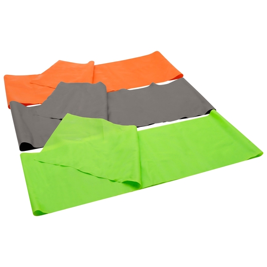 Yoga-Dehnungsbänder, 3er-Pack Mehrfarbig