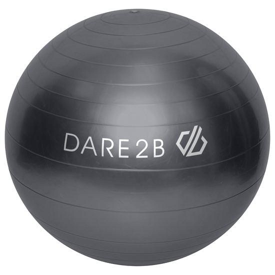 Fitness Ball With Pump Ebony Grey