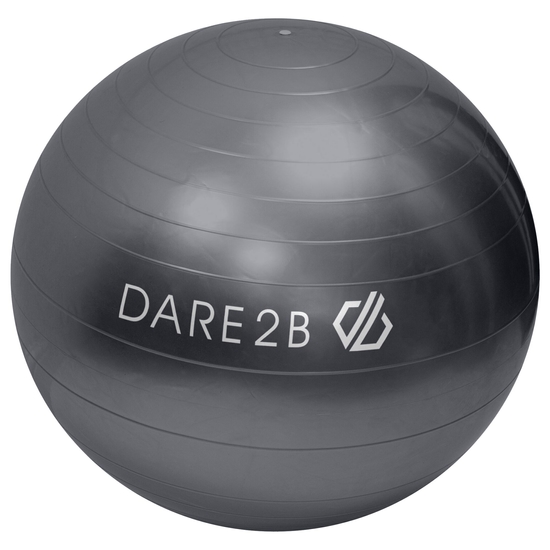 Fitness Ball With Pump Ebony Grey