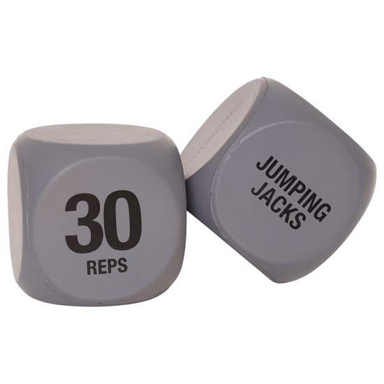 Exercise Dice Ebony Grey