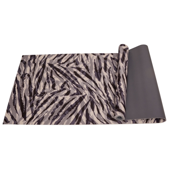 Fitness Yoga Mat Black White Zebra Print