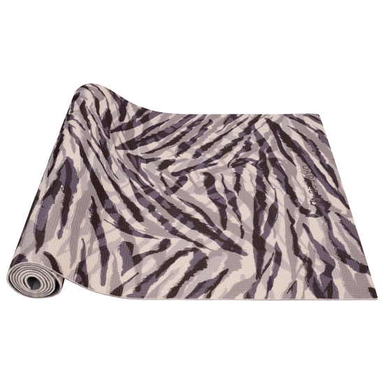 Fitness Yoga Mat Black White Zebra Print