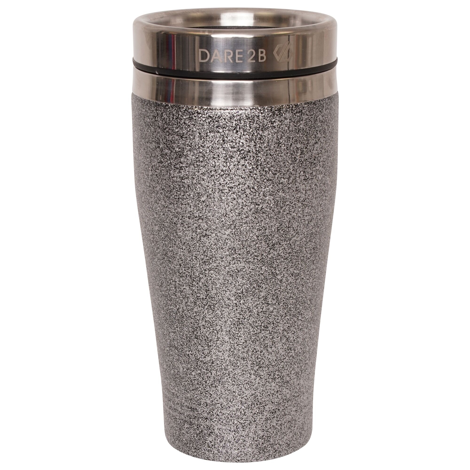 Dare 2B Unisex Black Metal Glitter Insulated Mug