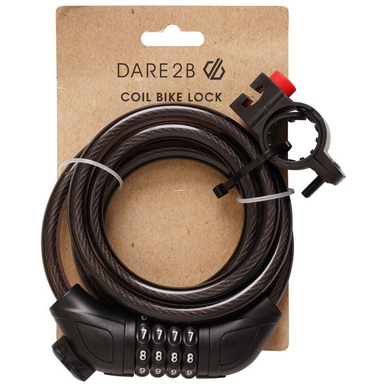 Coil Bike Lock Black