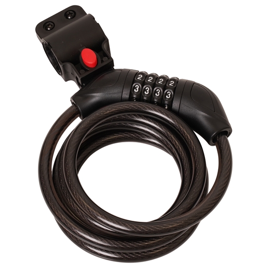 Coil Bike Lock Black