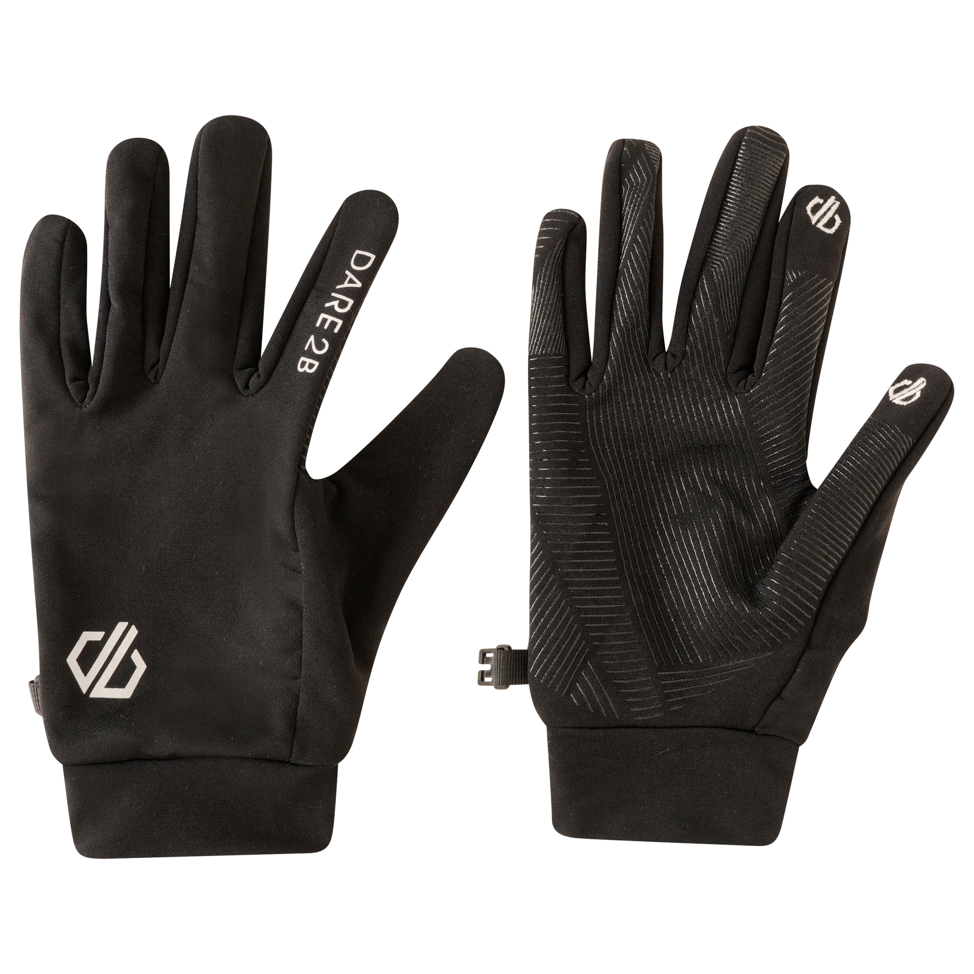 Dare 2B Unisex Black Adults' Cogent Ii Cycling Gloves Size: L/Xl