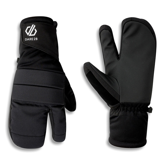 Unisex Indicator Index Waterproof Gloves Black