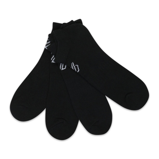 Erwachsene Essentials No Show Socken 2er-Pack Schwarz