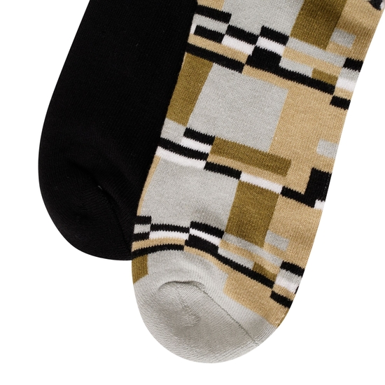 Henry Holland - Two Of A Pair Sock Set Black & Hero Print