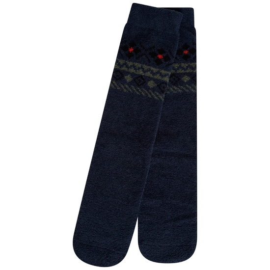 Chaussette pelucheuse Adulte FESTIVITY Bleu