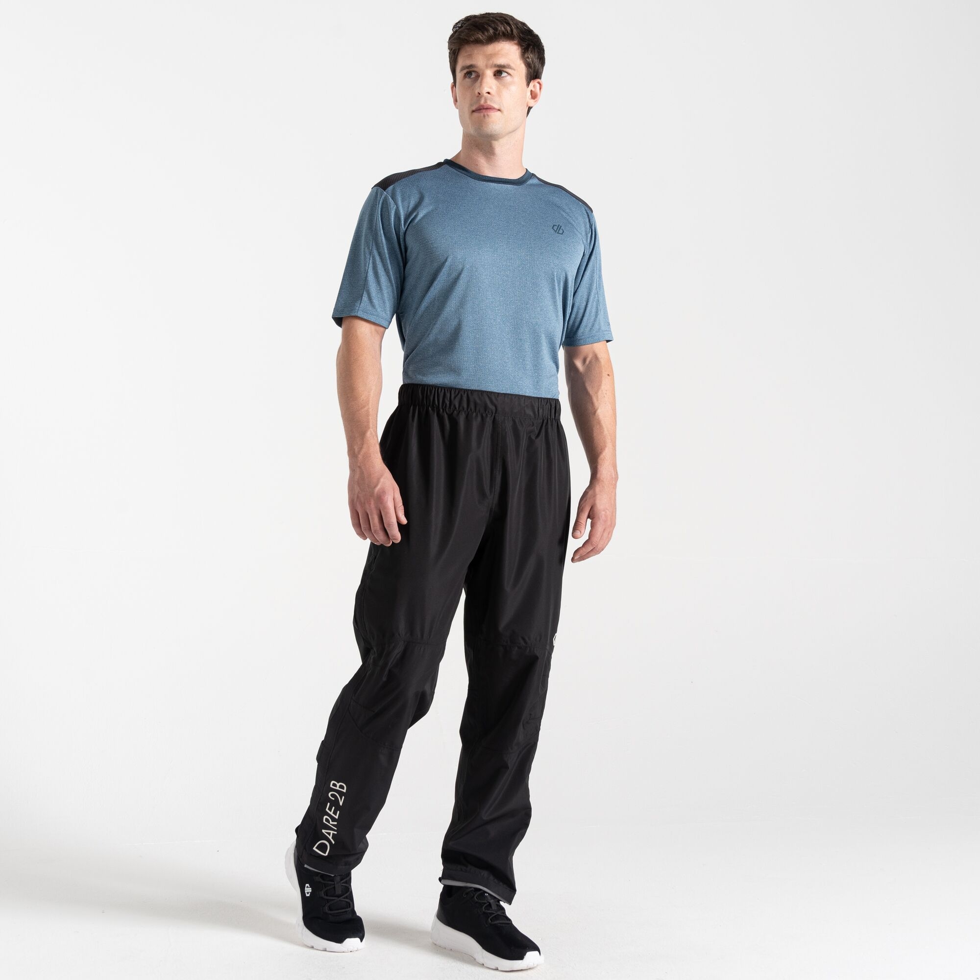 Dare 2B Unisex Black Trait Overtrousers Size: M