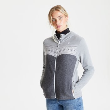Dare 2b Herald Sweat Capuche Effet Tricot Zipp/é Knitwear Femme