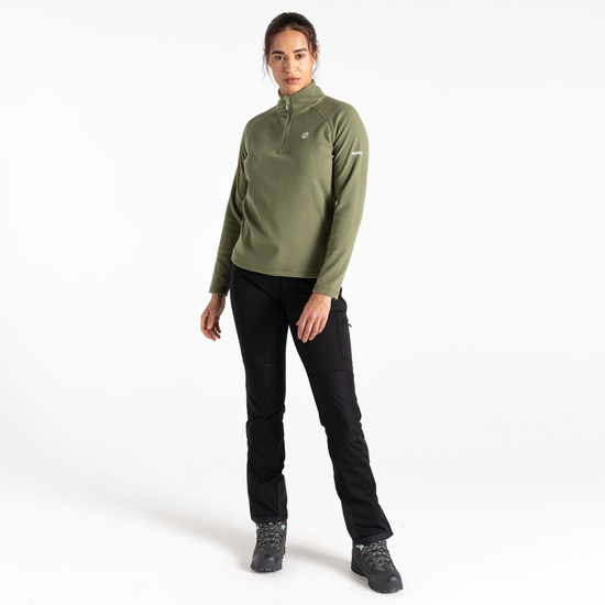 Damen Freeform II leichtes Fleece Olivgrün