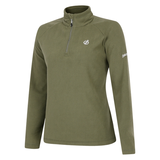 Damen Freeform II leichtes Fleece Olivgrün