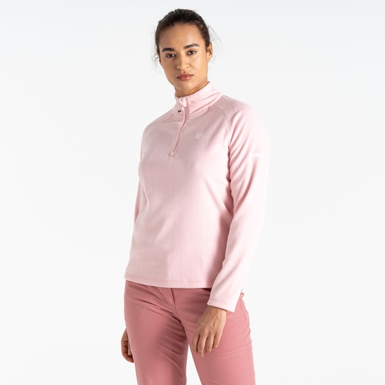 Polaire Femme FREEFORM II avec ouverture 1/2 zip Rose Pink