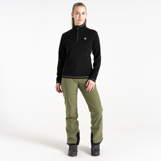 Polaire Femme FREEFORM II avec ouverture 1/2 zip Noir