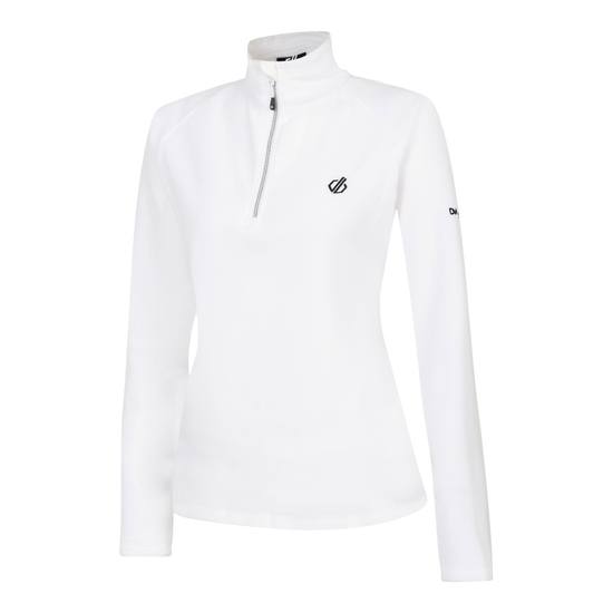 Polaire Femme FREEFORM II avec ouverture 1/2 zip Blanc