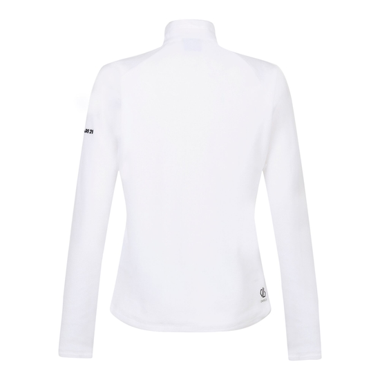 Polaire Femme FREEFORM II avec ouverture 1/2 zip Blanc