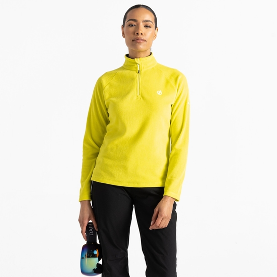 Polaire Femme FREEFORM II avec ouverture 1/2 zip Jaune