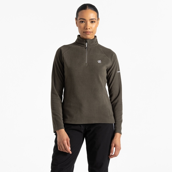 Polaire Femme FREEFORM II avec ouverture 1/2 zip Vert