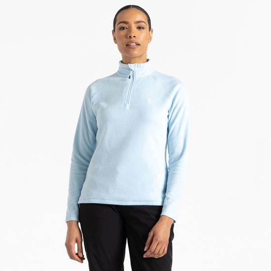 Freeform II Fleece mit halblangem Reißverschluss für Damen Blau