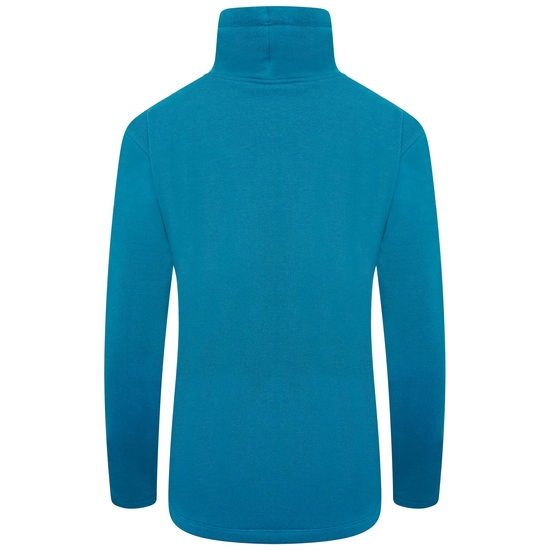 Swoop Sweatshirt zum Drüberziehen mit lässigem Kragen für Damen Blau