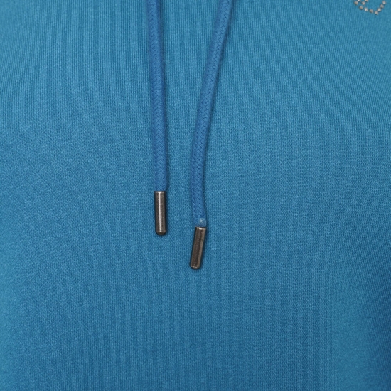 Swoop Sweatshirt zum Drüberziehen mit lässigem Kragen für Damen Blau