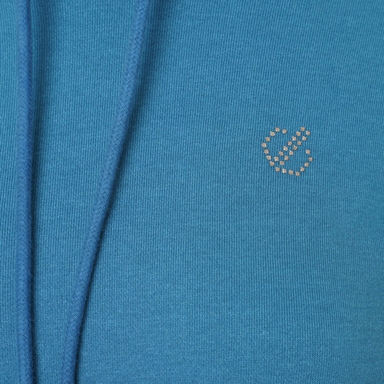 Swoop Sweatshirt zum Drüberziehen mit lässigem Kragen für Damen Blau