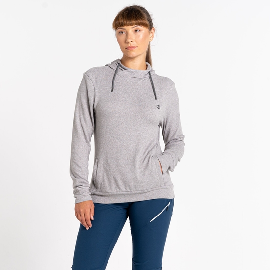 Women's Out & Out Overhead Hooded Fleece Ash Grey Marl