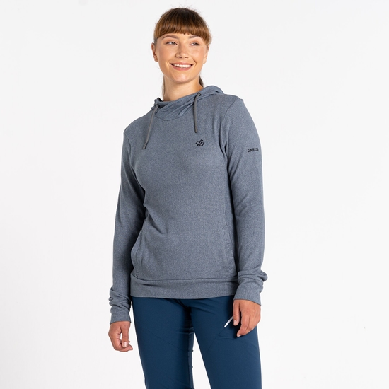 Women's Out & Out Overhead Hooded Fleece Orion Grey Marl