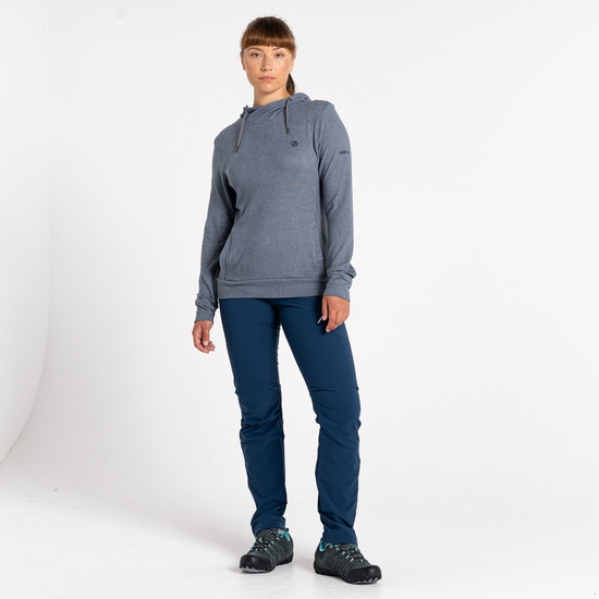 Women's Out & Out Overhead Hooded Fleece Orion Grey Marl