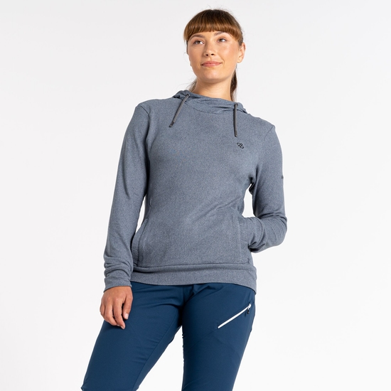 Women's Out & Out Overhead Hooded Fleece Orion Grey Marl